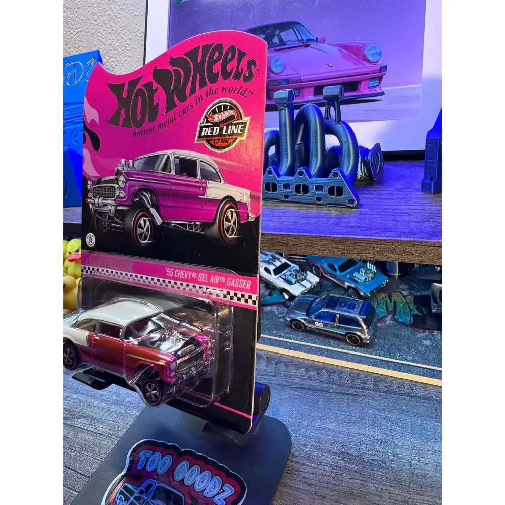 Hot Wheels RLC 55 Chevy Bel Air Gasser Pink